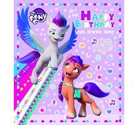 Danilo Cards Carte d'anniversaire pour elle, carte d'anniversaire My Little Pony, carte d'anniversaire My Little Pony, carte d'anniversaire pour elle, multicolore, 17,8 x 15,2 cm