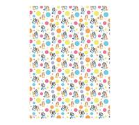 Danilo Promotions Bluey Rouleau de papier cadeau pour anniversaire Multicolore 4 m