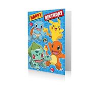 Danilo Promotions Carte d’anniversaire Pokémon - Carte de Joyeux Anniversaire