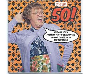 Danilo Promotions Carte d'anniversaire 50 ans « Mrs Brown's Boys » - « A Present to Hot things up in the Bedroom »