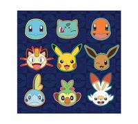 Danilo Promotions Carte d'anniversaire Pokémon, carte d'anniversaire, carte d'anniversaire Pokémon, carte d'anniversaire Pokémon, carte joyeux anniversaire, multicolore, 15,2 x 15,2 cm