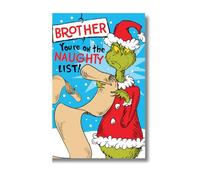 Danilo Promotions Carte de Noël officielle The Grinch - Carte de Noël pour frère, multicolore