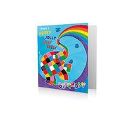 Danilo Promotions Elmer The Patchwork Elephant Carte d'anniversaire