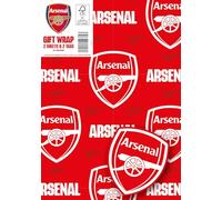 Danilo Promotions Limited Arsenal FC Lot de 2 feuilles de papier cadeau 2 étiquettes