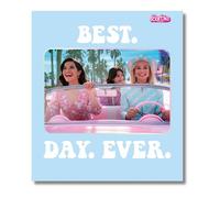 Danilo Promotions Limited Carte d'anniversaire Barbie, carte d'anniversaire officielle Barbie, carte d'anniversaire pour fille, carte de vœux - Intérieur vierge, multicolore, 17,8 x 15,2 cm