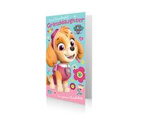 Danilo Promotions Limited Carte d'anniversaire pour petite-fille, carte d'anniversaire Paw Patrol pour petite-fille, carte d'anniversaire pour petite-fille Paw Patrol