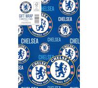 DANILO PROMOTIONS LIMITED Chelsea FC Lot de 2 feuilles de papier cadeau avec 2 étiquettes