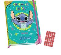 Danilo Promotions Limited Lilo & Stitch Agenda 2025 - Format A5 avec couverture rigide et autocollants d'organisation inclus
