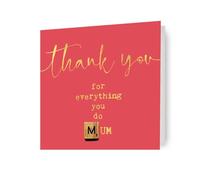 Danilo Promotions LTD Bexy Boo Carte de fête des mères Thank you for everything you do Mum