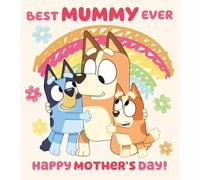 Danilo Promotions LTD Bluey Carte de fête des mères avec inscription « Mummy With Love on Mother's Day Mummy »