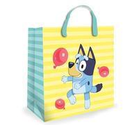 Danilo Promotions Ltd Bluey Lot de 5 sacs cadeaux avec poignées Idéal pour les fêtes et anniversaires