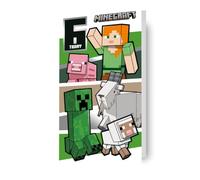 Danilo Promotions LTD carte d'anniversaire minecraft, 6 ans