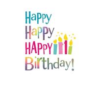 Danilo Promotions LTD Carte d'anniversaire, multicolore, taille standard