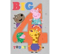 Danilo Promotions Ltd carte d'anniversaire peppa pig, 4 ans