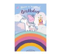 Danilo Promotions LTD Carte d'anniversaire Peppa Pig, carte d'anniversaire, carte d'anniversaire Peppa Pig, carte d'anniversaire, multicolore, 22,9 x 15,2 cm