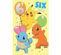 Danilo Promotions LTD Carte d'anniversaire Pokémon 6 ans