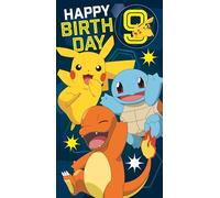 Danilo Promotions Ltd Carte d'anniversaire Pokémon avec autocollants