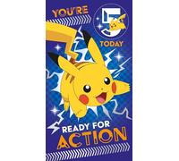 Danilo Promotions Ltd Carte d'anniversaire Pokémon avec autocollants