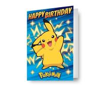 Danilo Promotions LTD Carte d'anniversaire Pokémon effet 3D lenticulaire Une carte fantastique pour toutes les occasions