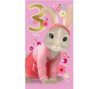 Danilo Promotions LTD Carte d'anniversaire pour 3e anniversaire, carte d'anniversaire Peter Rabbit