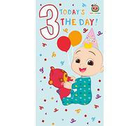 Danilo Promotions LTD Carte d'anniversaire pour 3e anniversaire, carte de melon de noix de coco pour 3e anniversaire, carte d'anniversaire pour 3e anniversaire