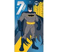 Danilo Promotions LTD Carte d'anniversaire pour 7e anniversaire, carte d'anniversaire pour 7e anniversaire, carte d'anniversaire Batman, carte officielle Batman