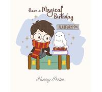 Danilo Promotions LTD Carte d'anniversaire pour enfants, carte d'anniversaire pour enfants, carte officielle Harry Potter pour enfants, carte d'anniversaire pour enfants Harry Potter