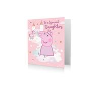 Danilo Promotions LTD Carte d'anniversaire pour fille, carte d'anniversaire Peppa Pig, carte d'anniversaire pour fille, carte d'anniversaire Peppa Pig, carte d'anniversaire pour fille, 17,8 x 15,2 cm
