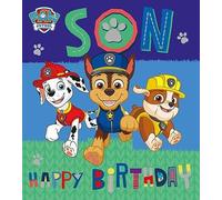 Danilo Promotions LTD Carte d'anniversaire pour fils, carte d'anniversaire pour fils, carte d'anniversaire Paw Patrol pour fils, carte d'anniversaire pour lui, Paw Patrol