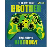 Danilo Promotions LTD Carte d'anniversaire pour frère, carte d'anniversaire pour frère, carte d'anniversaire Xbox pour frère, carte d'anniversaire pour lui, Xbox