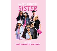 Danilo Promotions LTD Carte d'anniversaire pour sœur, carte d'anniversaire pour sœur Barbie