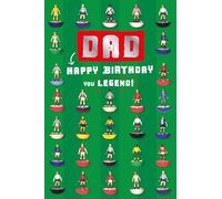 Danilo Promotions LTD Carte d'anniversaire Subbuteo Dad - Carte d'anniversaire pour papa