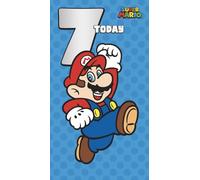Danilo Promotions Ltd Carte d'anniversaire Super Mario, 7 ans