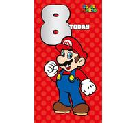 Danilo Promotions Ltd Carte d'anniversaire Super Mario pour 8 ans