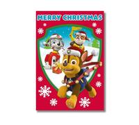 Danilo Promotions Ltd Carte de Noël officielle Paw Patrol pour lui/elle, carte de Noël générique