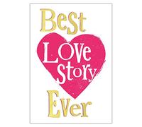 Danilo Promotions LTD Carte pour anniversaire de mariage Inscription Best Love Story Ever