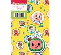 Danilo Promotions LTD Cocomelon Lot de 2 feuilles de papier cadeau d'anniversaire