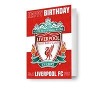 Danilo Promotions LTD Liverpool FC Carte d'anniversaire Motif lenticulaire Effet 3D Idéal pour toutes les occasions