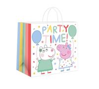 Danilo Promotions LTD Lot de 5 sacs cadeaux Peppa Pig avec poignées - Idéal pour les fêtes et anniversaires