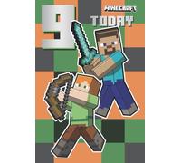 Danilo Promotions Ltd Minecraft Carte d'anniversaire pop-up 9 ans
