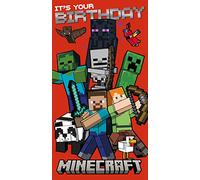 Danilo Promotions LTD Minecraft Carte d'anniversaire pour enfant, carte d'anniversaire pour enfant, carte d'anniversaire pour enfant, carte Minecraft, carte pour ami