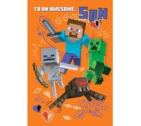 Danilo Promotions LTD Minecraft Carte d'anniversaire pour Fils