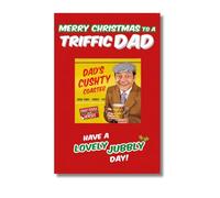 Danilo Promotions LTD Only Fools & Horses Carte de Noël Triffic Dad avec dessous de verre amovible