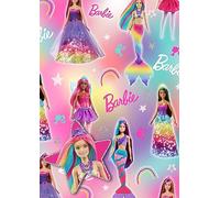 Danilo Promotions LTD Papier cadeau et étiquettes Barbie