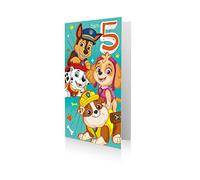 Danilo Promotions Ltd Paw Patrol Carte d'anniversaire officielle pour 5 ans, You're 5