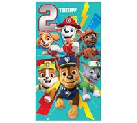 Danilo Promotions LTD Paw Patrol PA064 Carte d'anniversaire officielle 2 ans Couleurs multiples