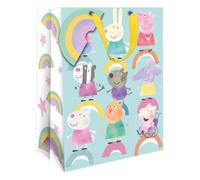 Danilo Promotions Ltd Sac cadeau d'anniversaire Peppa Pig de taille moyenne