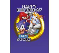 Danilo Promotions LTD sonic le hérisson, carte d'anniversaire générique