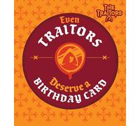 Danilo Promotions LTD the traitors, generic, birthday card