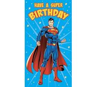 Danilo Promotions LTD Warner Bros Carte d'anniversaire Superman Super héros